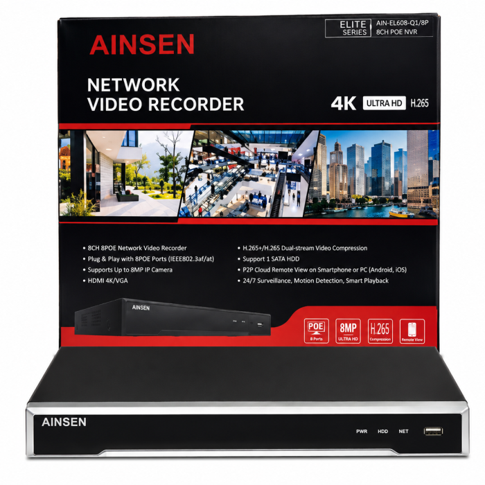 AINSEN 32CH K-SERIES ELITEX 16P NVR